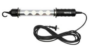 YATO LAMPA WARSZTOWA LED 230V IP65 400 LUMENÓW, HAK, KABEL 4,9m.