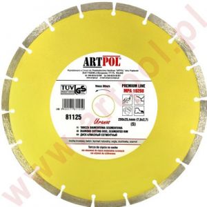 TARCZA DIAMENTOWA 230 x 22,2mm SEGMENTOWA /AR