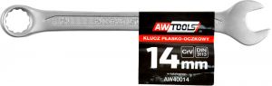 AWTOOLS KLUCZ PŁASKO-OCZKOWY CrV DIN3113 ROZMIAR: 14 (MM)