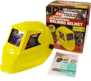 AWTOOLS PRZYŁBICA SPAWALNICZA SAMOŚCIEMNIAJĄCA LYG-5 ŻÓŁTA DIN 9-13
