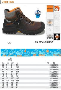 BETA BUTY BEZPIECZNE Z NUBUKU 7294TKK - ROZMIAR 41