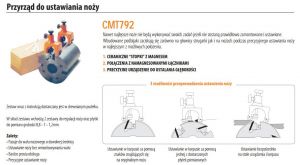 CMT ZESTAW DO USTAWIANIA NOŻY