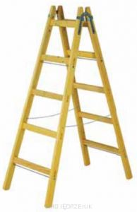 DRABINA DREWNIANA 250 CM 8 SZCZEBLI