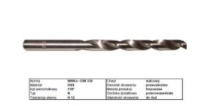 WIERTŁO DO METALU  4.1mm NWKa HSS FESTA