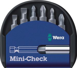 WERA BITY (GROTY) Z UCHWYTEM MAGNETYCZNYM W ZESTAWIE MINI-CHECK ZESTAW 6 szt.