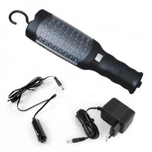 LAMPA WARSZTATOWA LED 48 PŁASKA + 2 ZASILACZE 12V / 230V