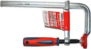 ŚCISK STOLARSKI Dł. 80* 250mm STALOWY KUTY