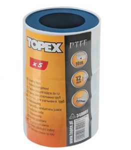 TAŚMA TEFLONOWA 12mm/10m /5szt./TOPEX