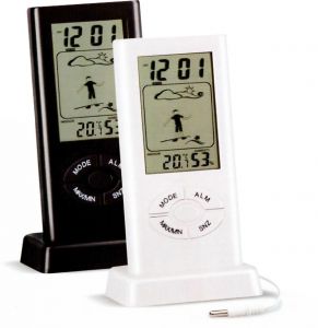 TERMOMETR ELEKTRONICZNY STACJA POGODY ZEWNĘTRZNY/WEWNĘTRZNY